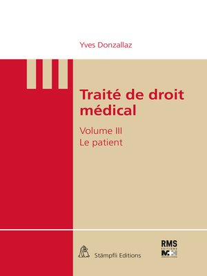 cover image of Traité de droit médical